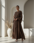 Elena Abaya ا Chestnut Brown
