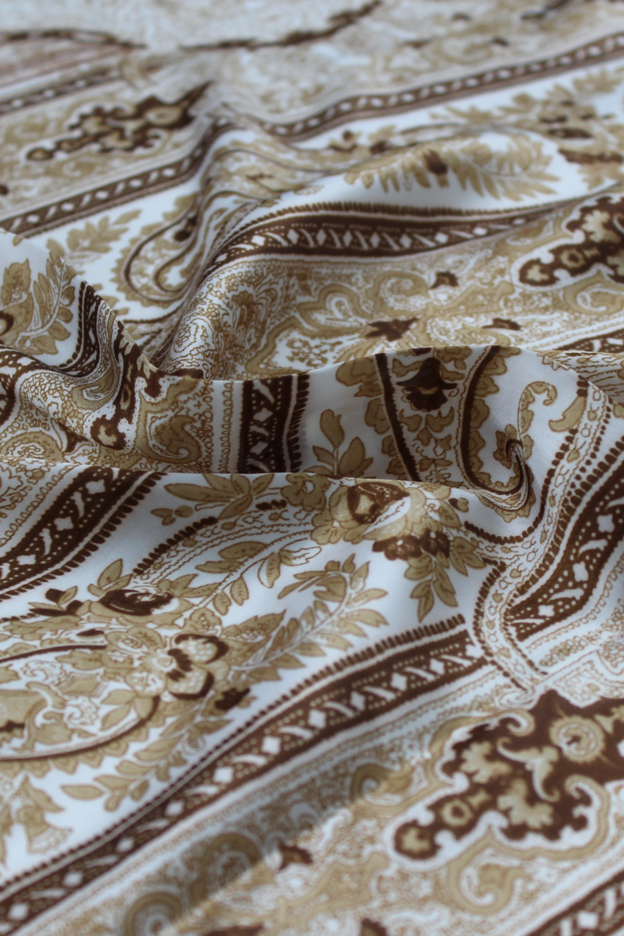 Oriental Silky Hijab ا Soft Beige