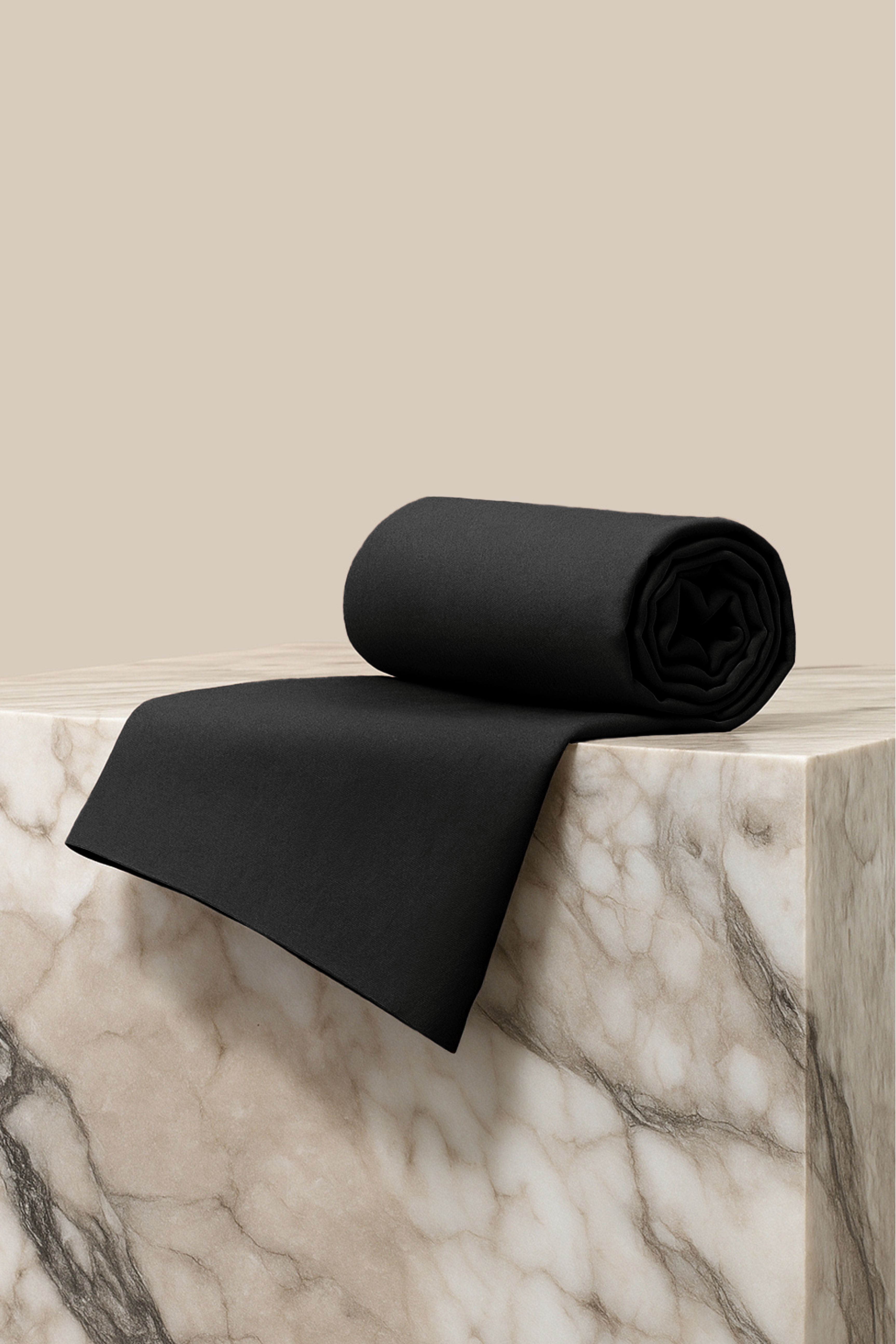 Camilla Ethereal Modal Hijab ا Obsidian Black