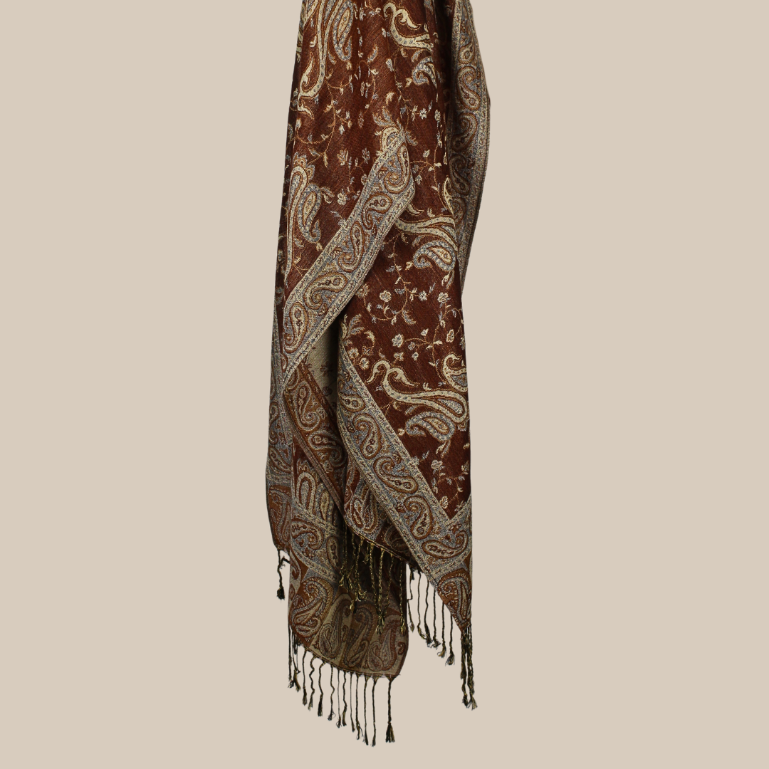 Oriental Pashmina Hijab ₪ Serene Rust
