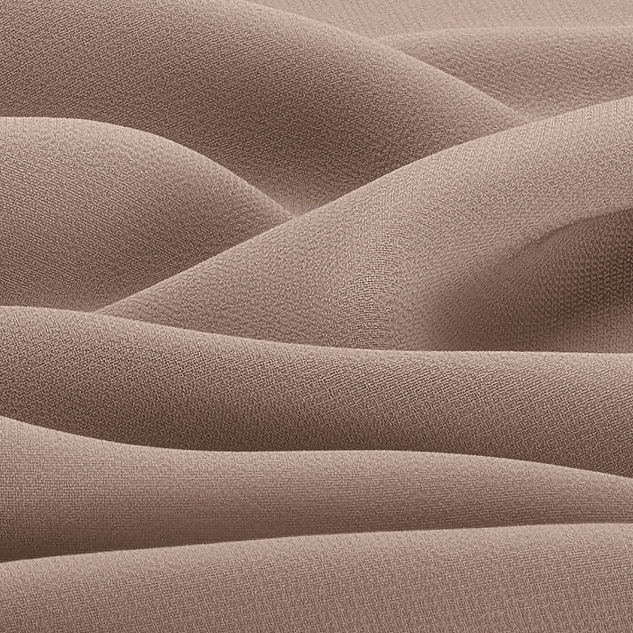 Orchid Opaque Chiffon Hijab ₪ Subtle Taupe