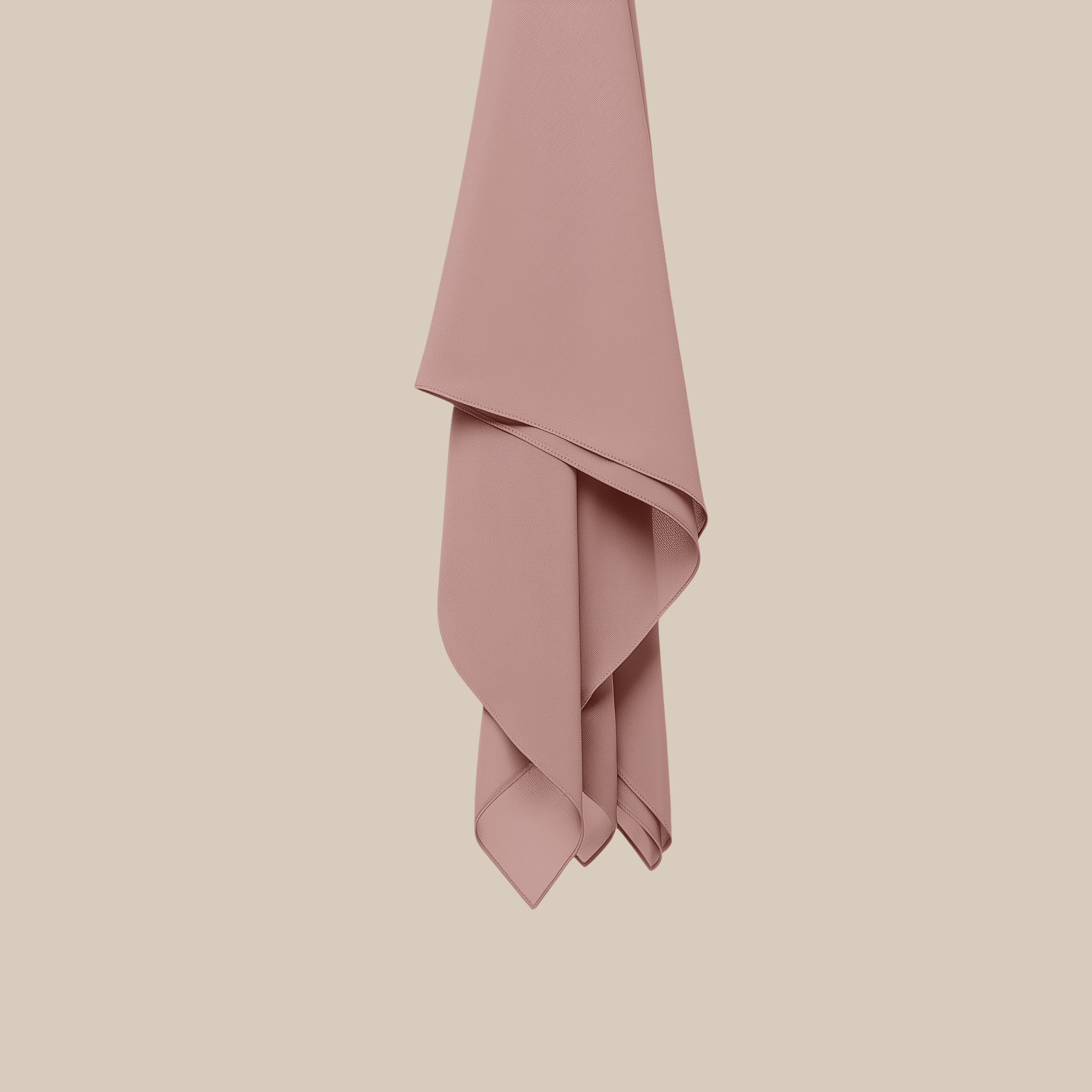 Orchid Opaque Chiffon Hijab ₪ Pale Pink