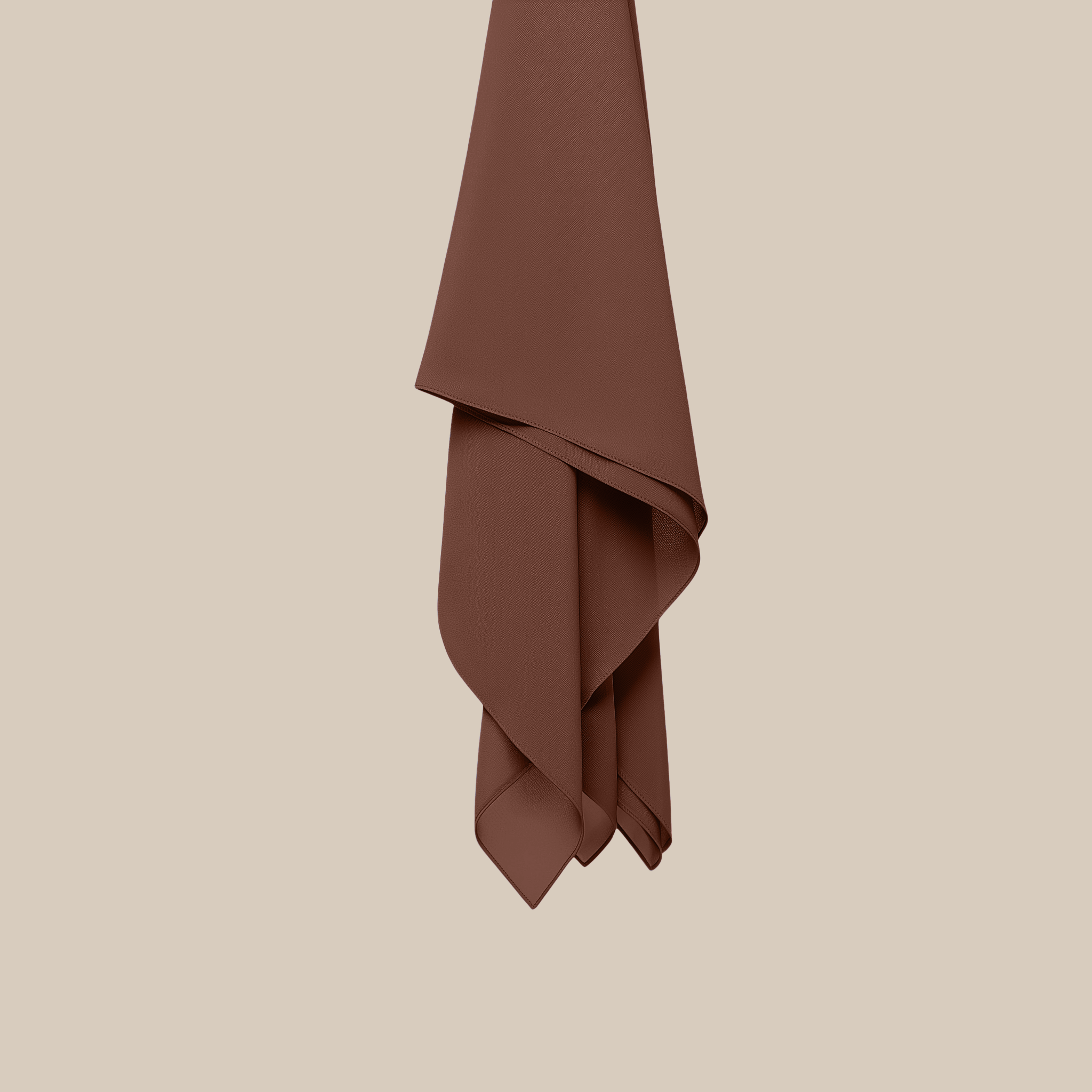 Orchid Opaque Chiffon Hijab ₪ Cedar Brown