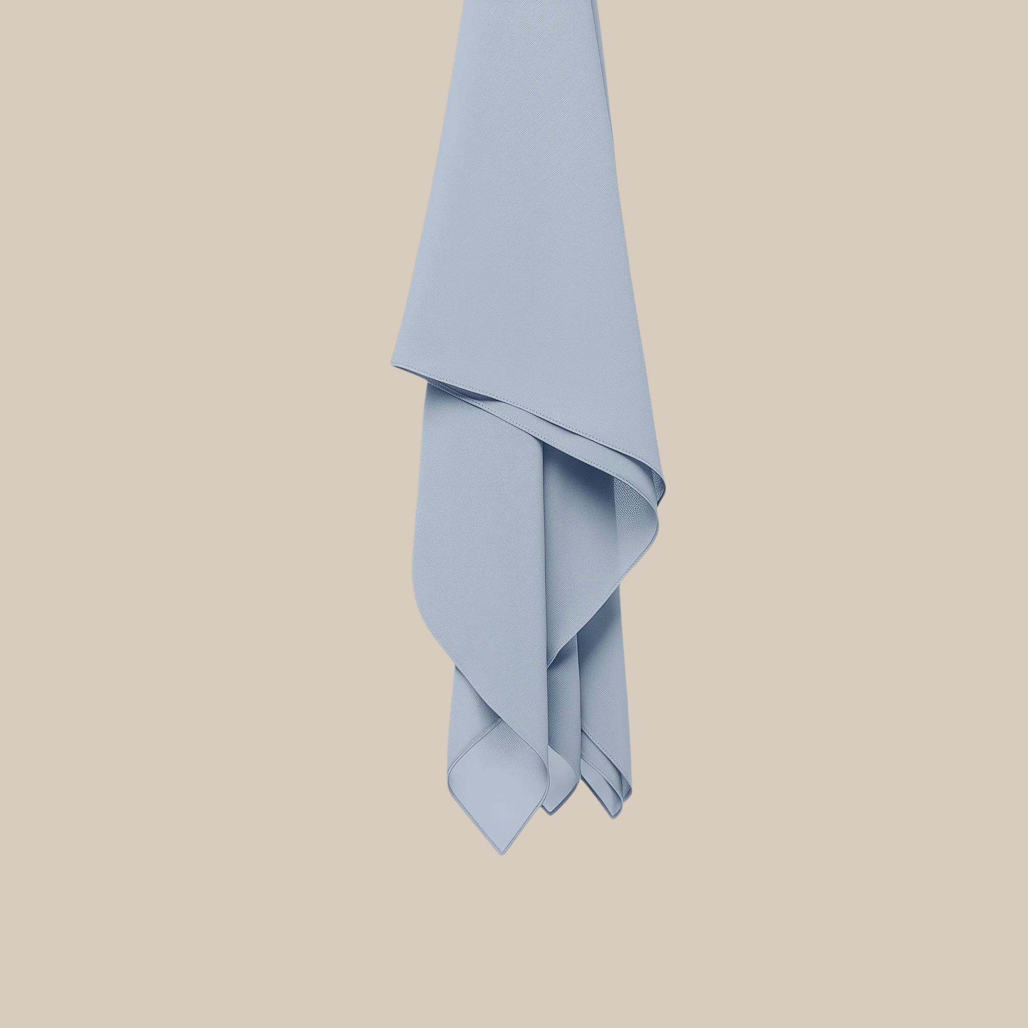 Orchid Opaque Chiffon Hijab ₪ Baby Blue
