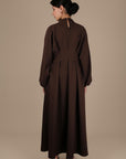 Dahliya Dress ا Celestial Brown