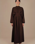 Dahliya Dress ا Celestial Brown