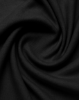 Elanor Linnen Cotton Dress ا Pure Black