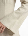Elanor Linnen Dress ا Subtle beige