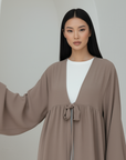 Lily Open Abaya ا Soft Linnen