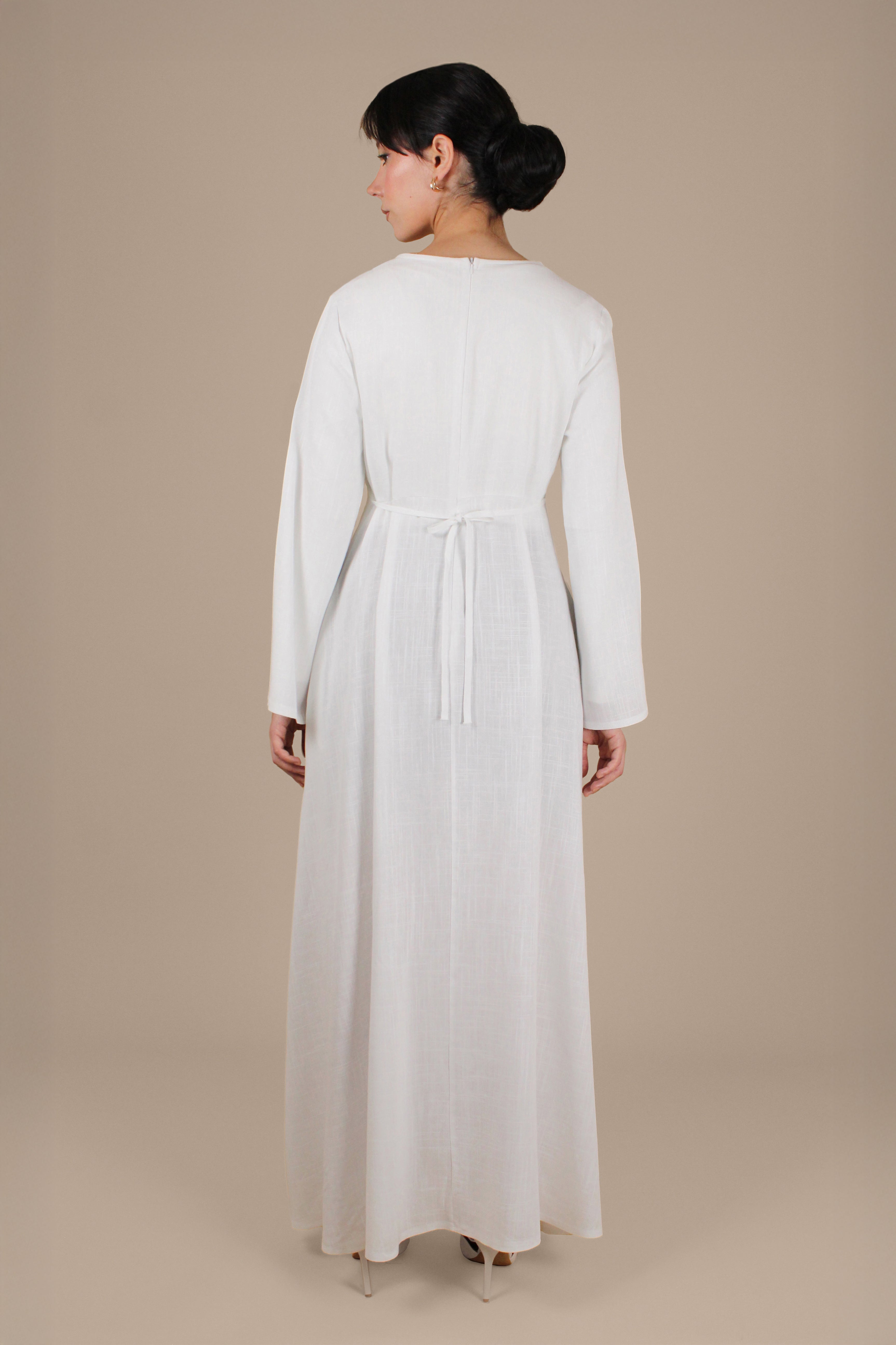 Linnea Dress ا Pure White