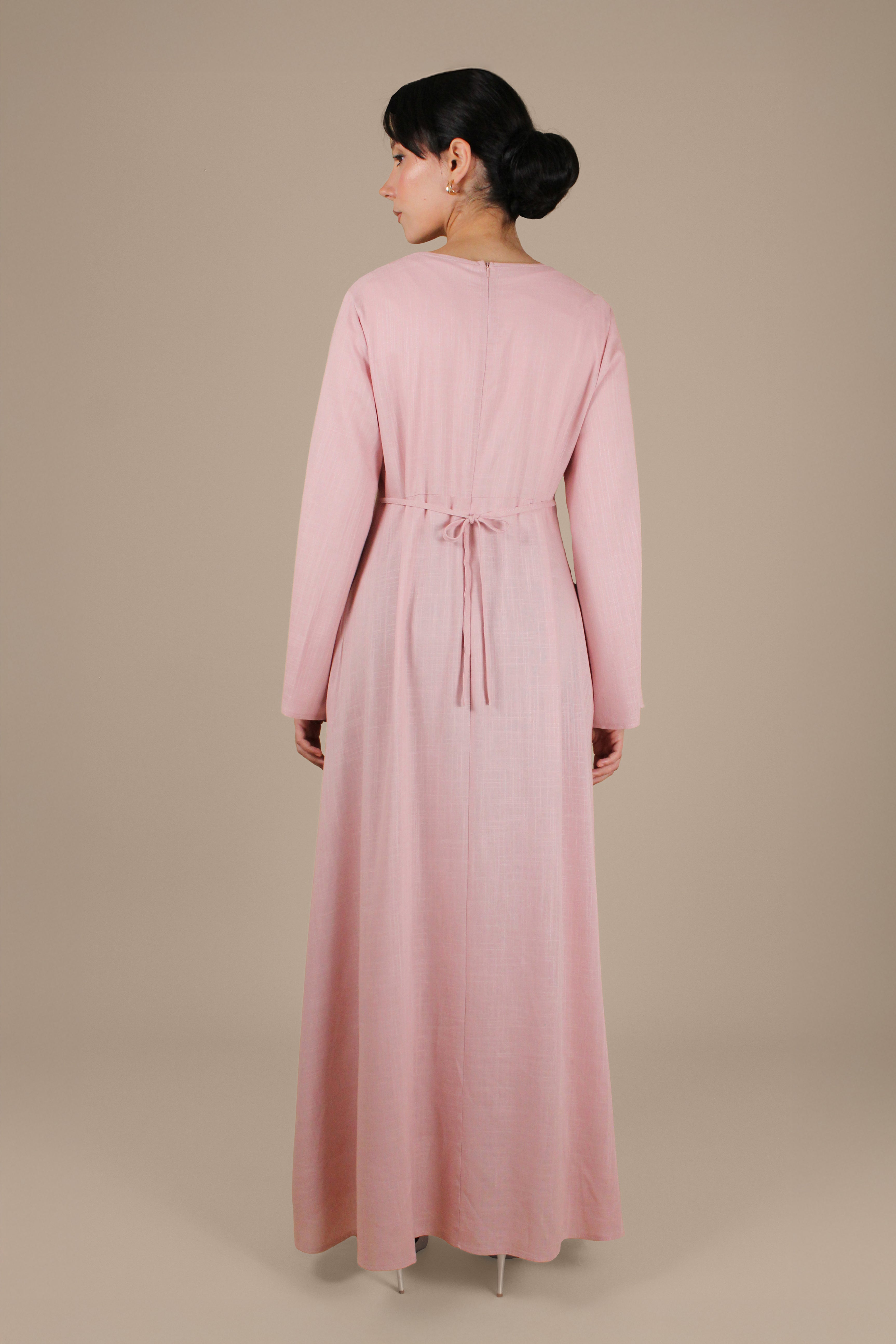 Linnea Dress ا Soft Pink