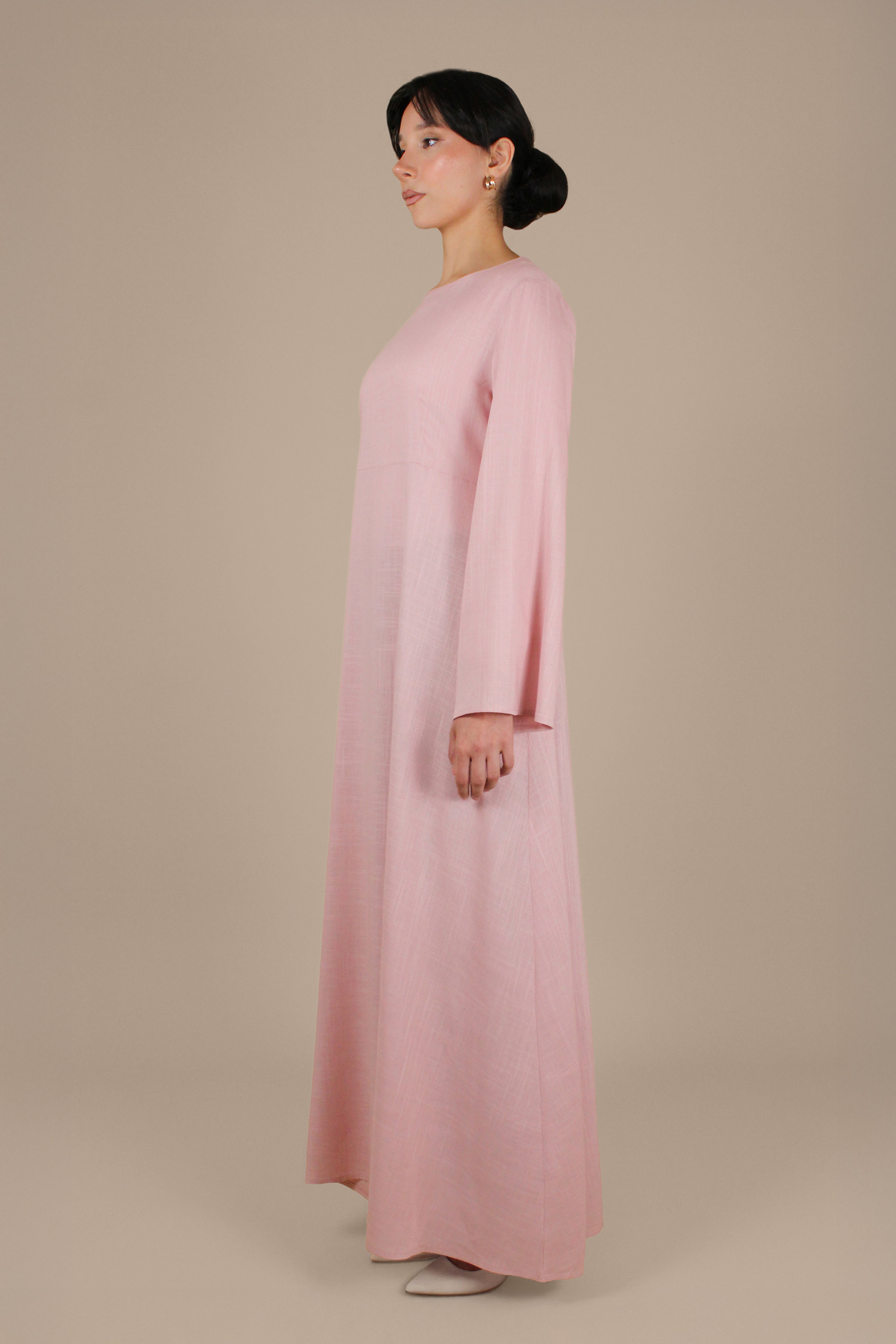 Linnea Dress ا Soft Pink