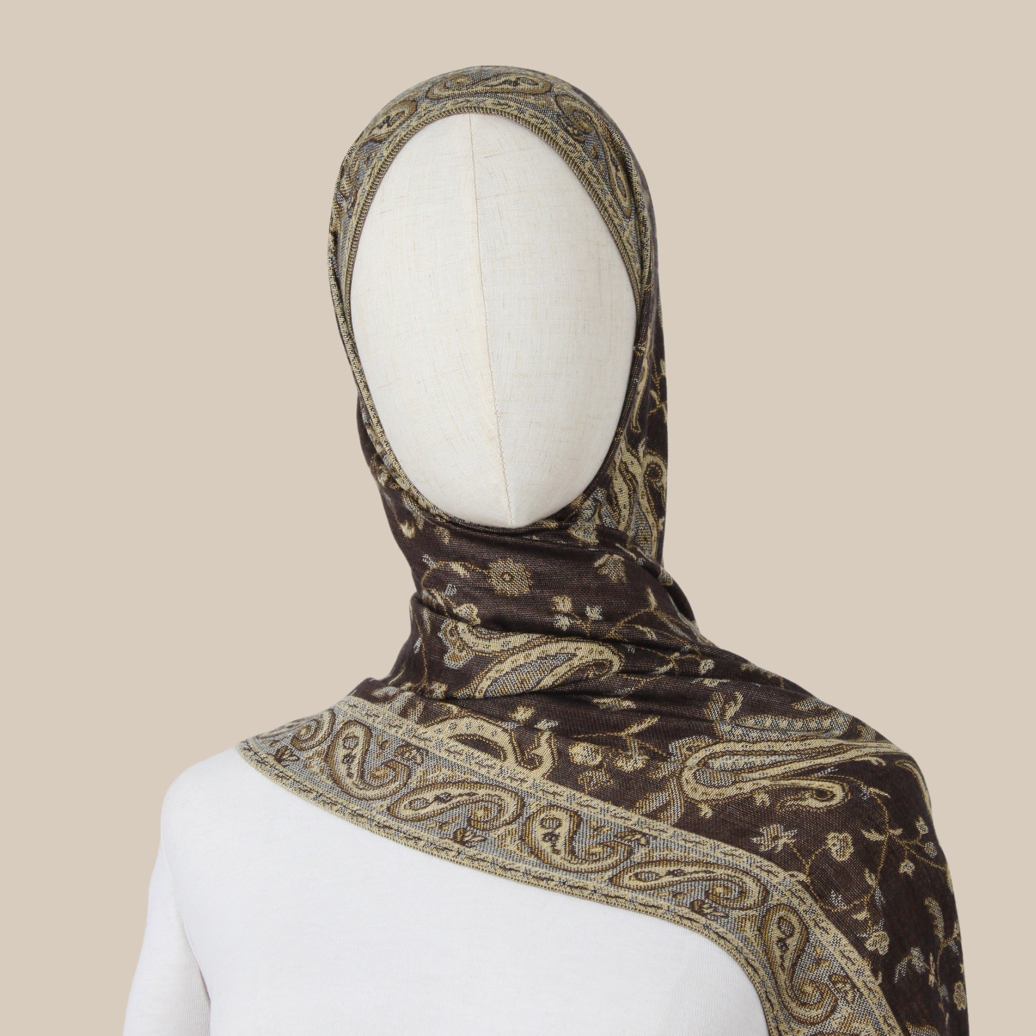 Oriental Pashmina Hijab ₪ Celestial Brown Product vendor