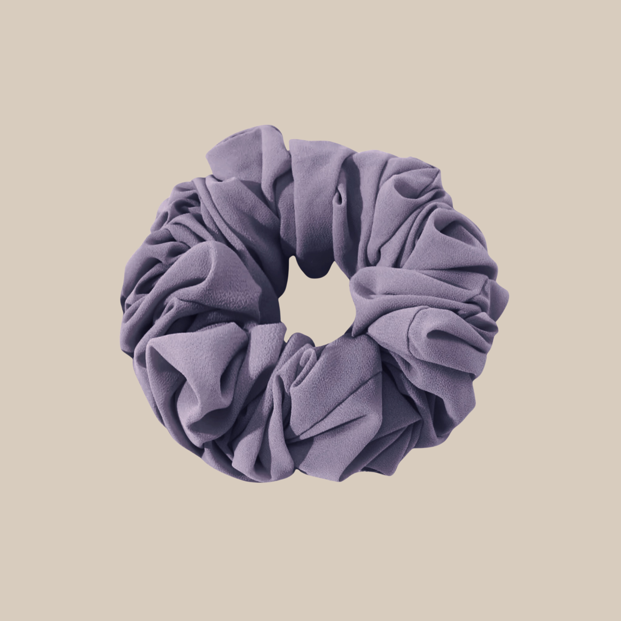 Scrunchie Chiffon ₪ Dark Lavender - Modest Ones