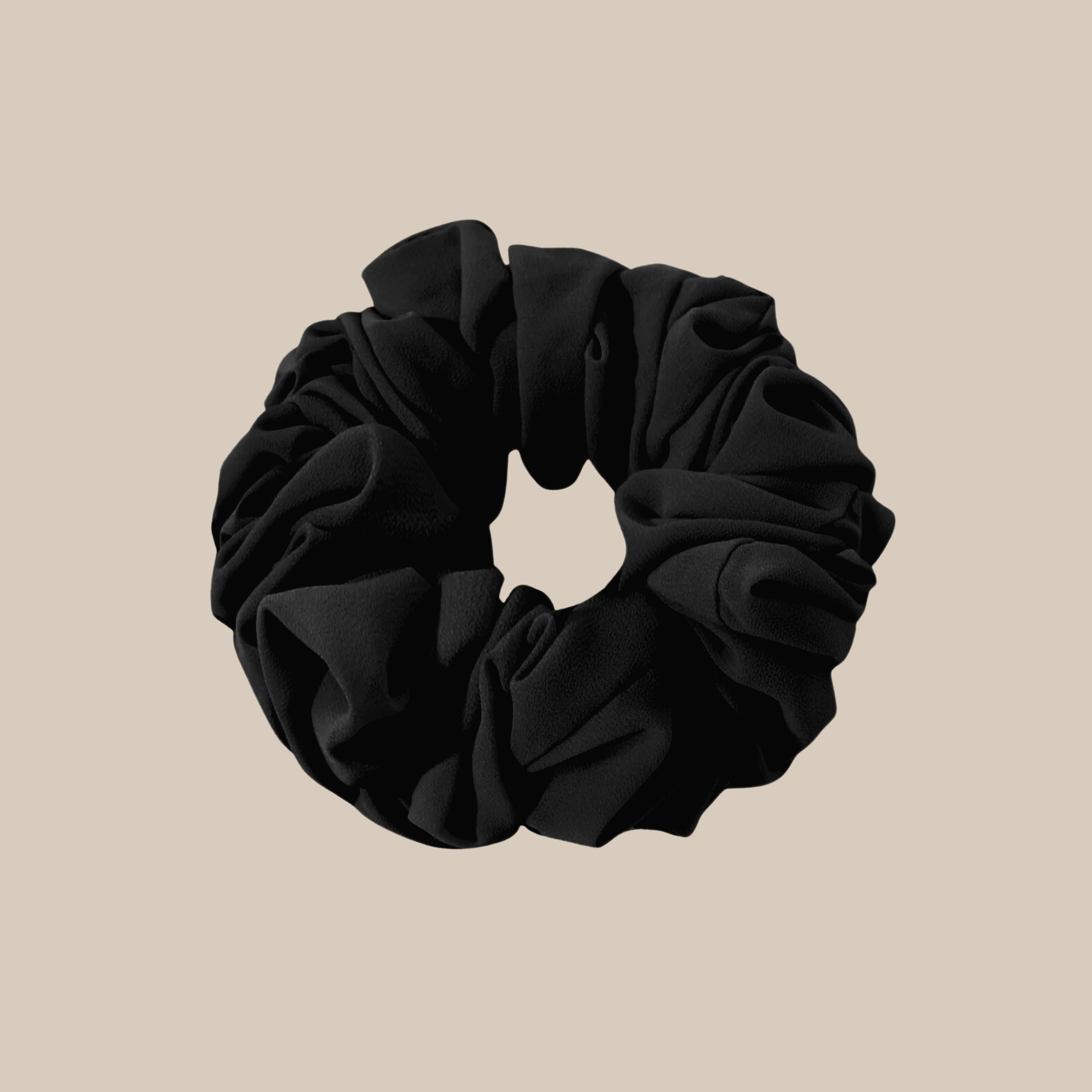 Scrunchie Chiffon ₪ Pure Black Product