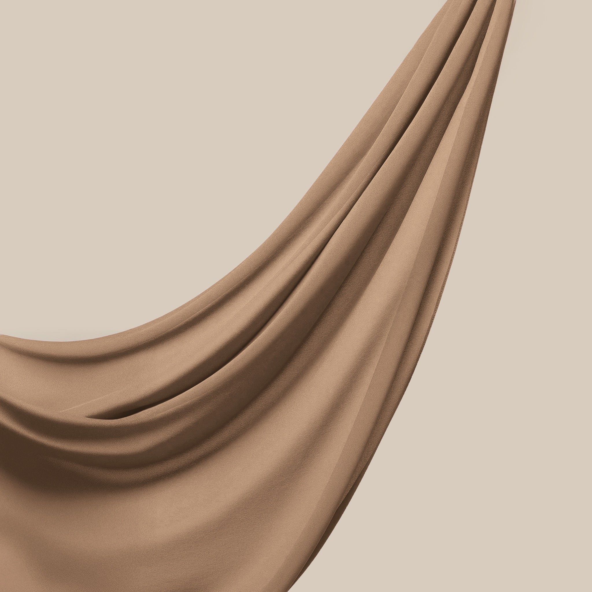 Dahliya Chiffon Hijab ₪ Warm Oat