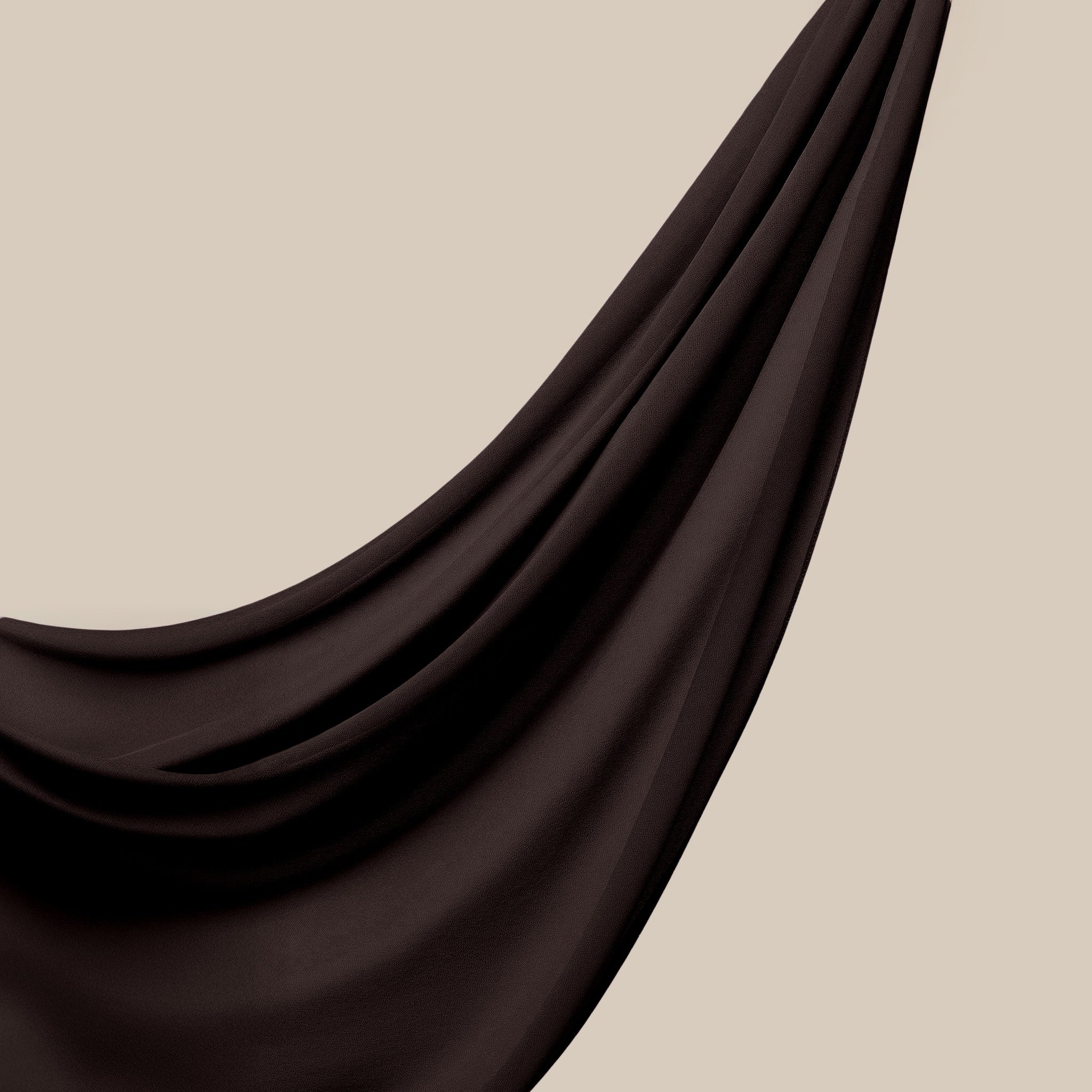 Dahliya Chiffon Hijab ₪ Walnut Oak
