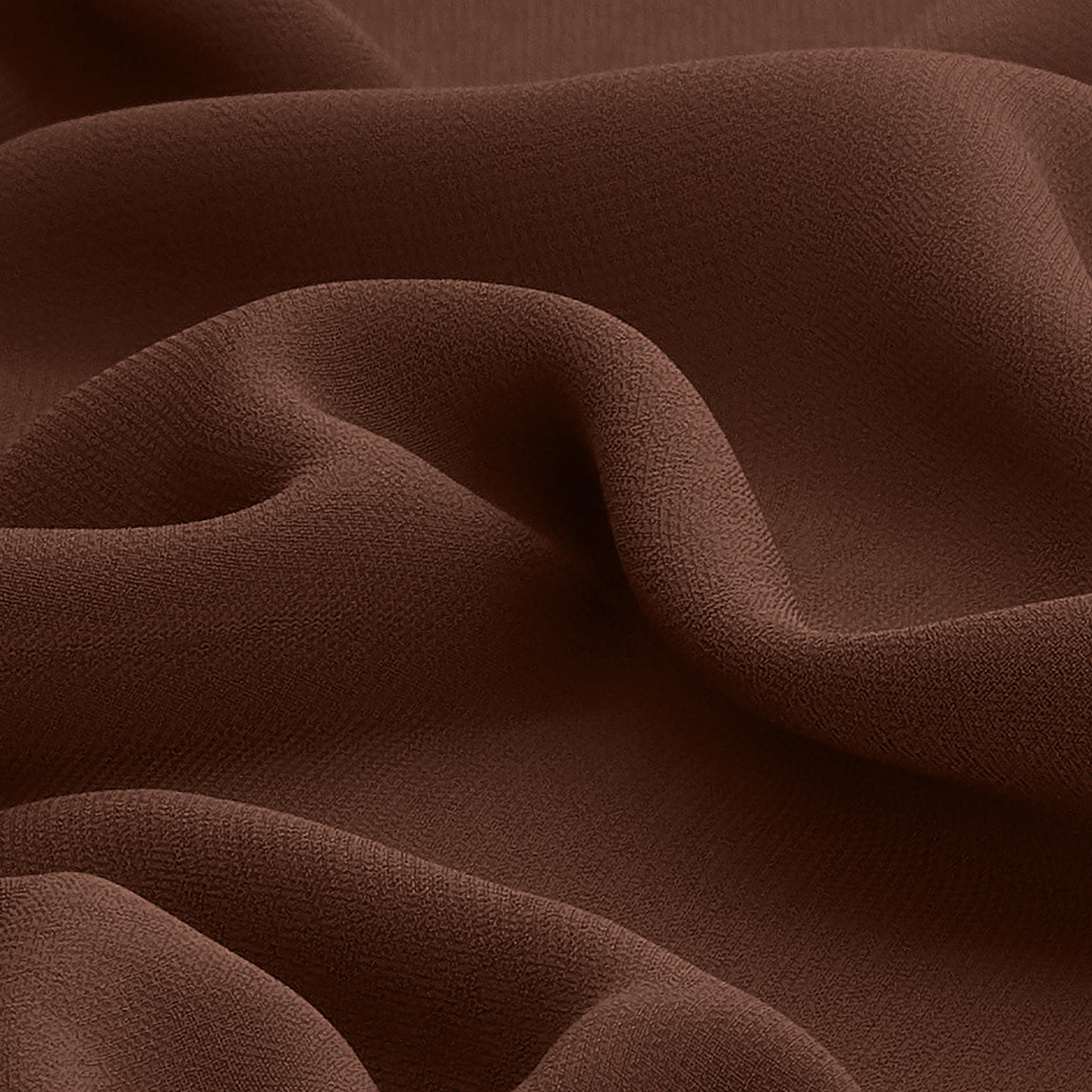 Orchid Opaque Chiffon Hijab ₪ Cedar Brown