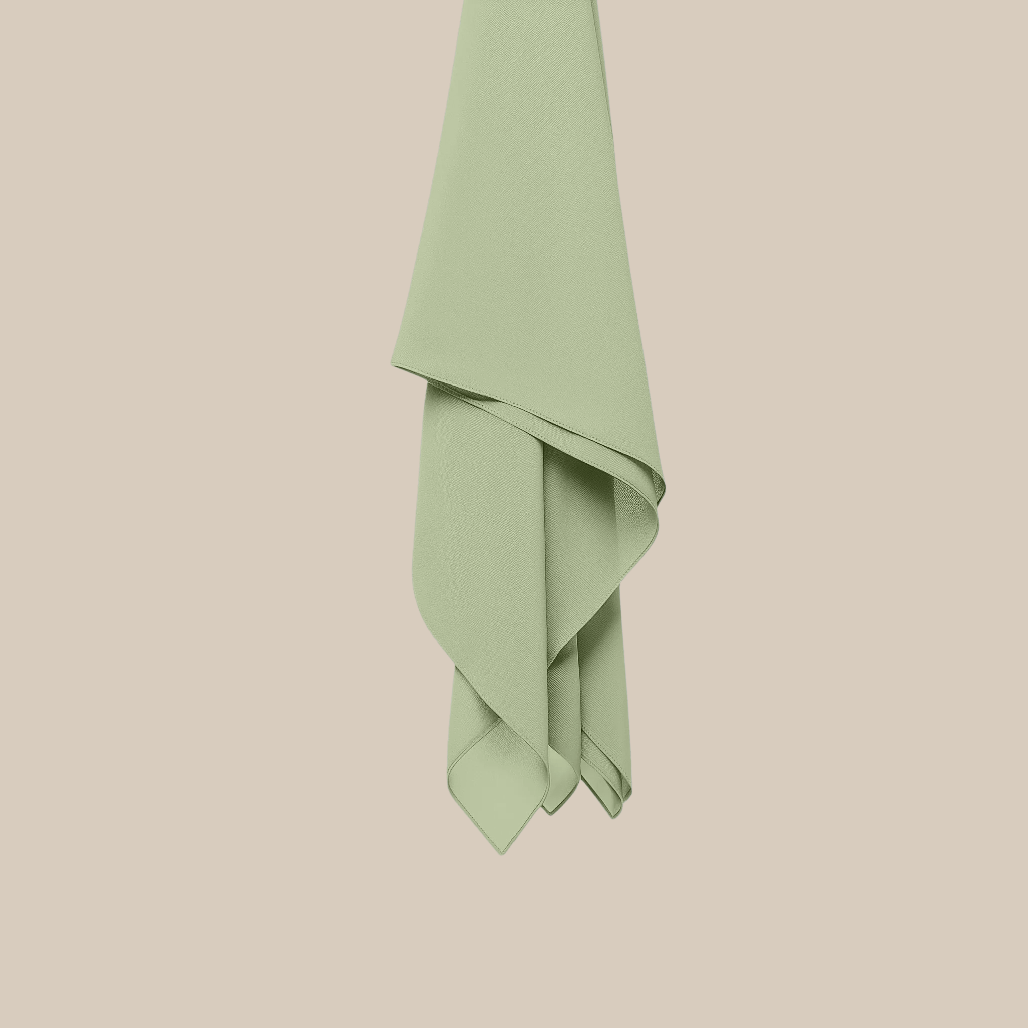 Orchid Opaque Chiffon Hijab ₪ Lemon Green