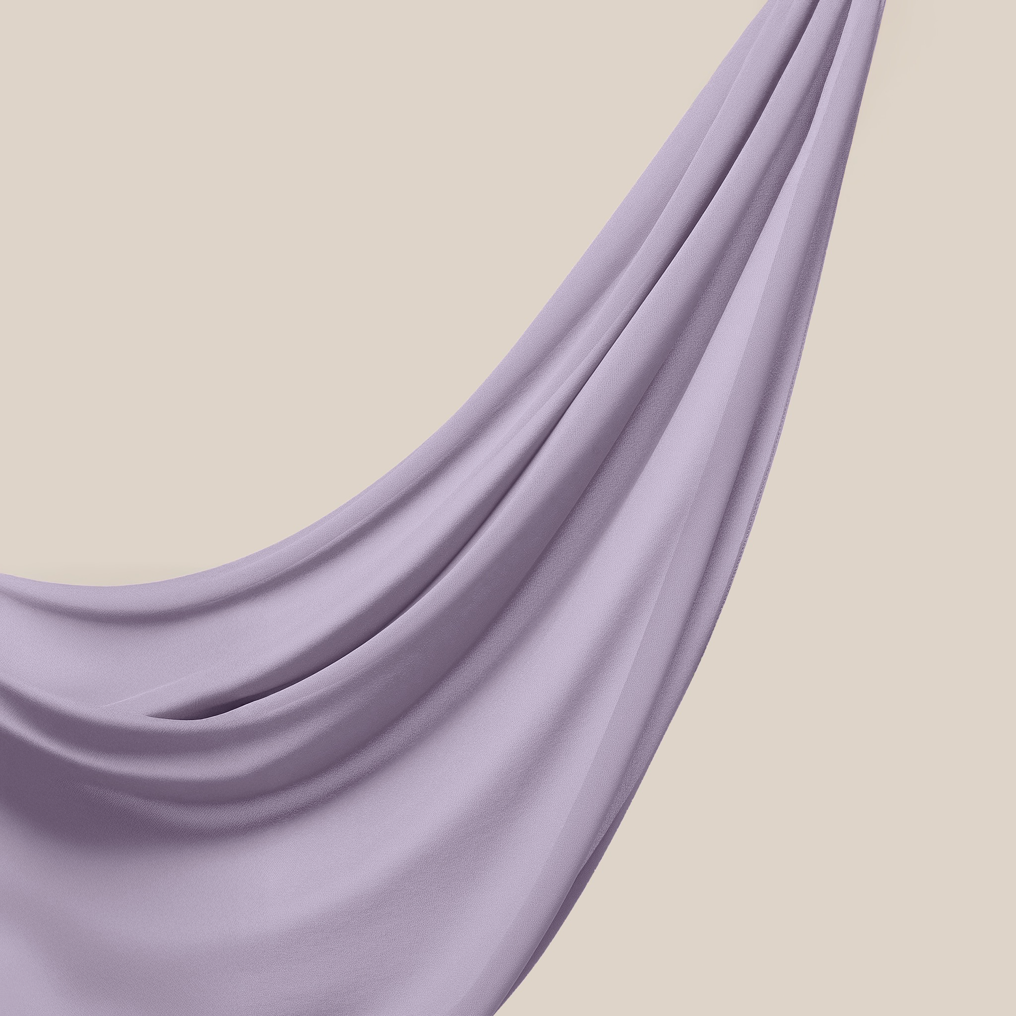 Dahliya Chiffon Hijab ₪ Pastel Lila