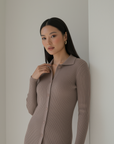 Serene Knit Set ا Pure Taupe