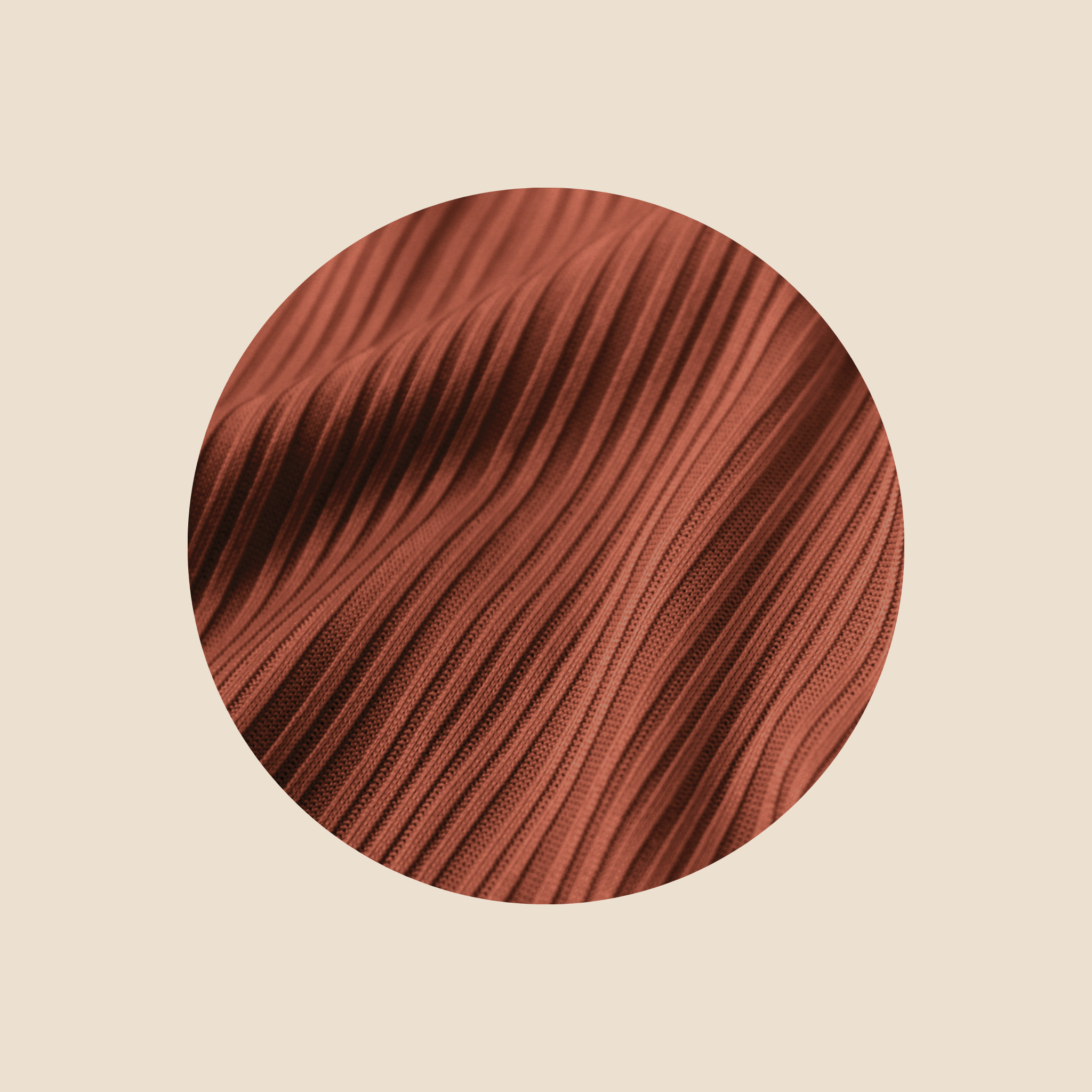 Jersey Ribbed Hijab ₪ Copper - H016