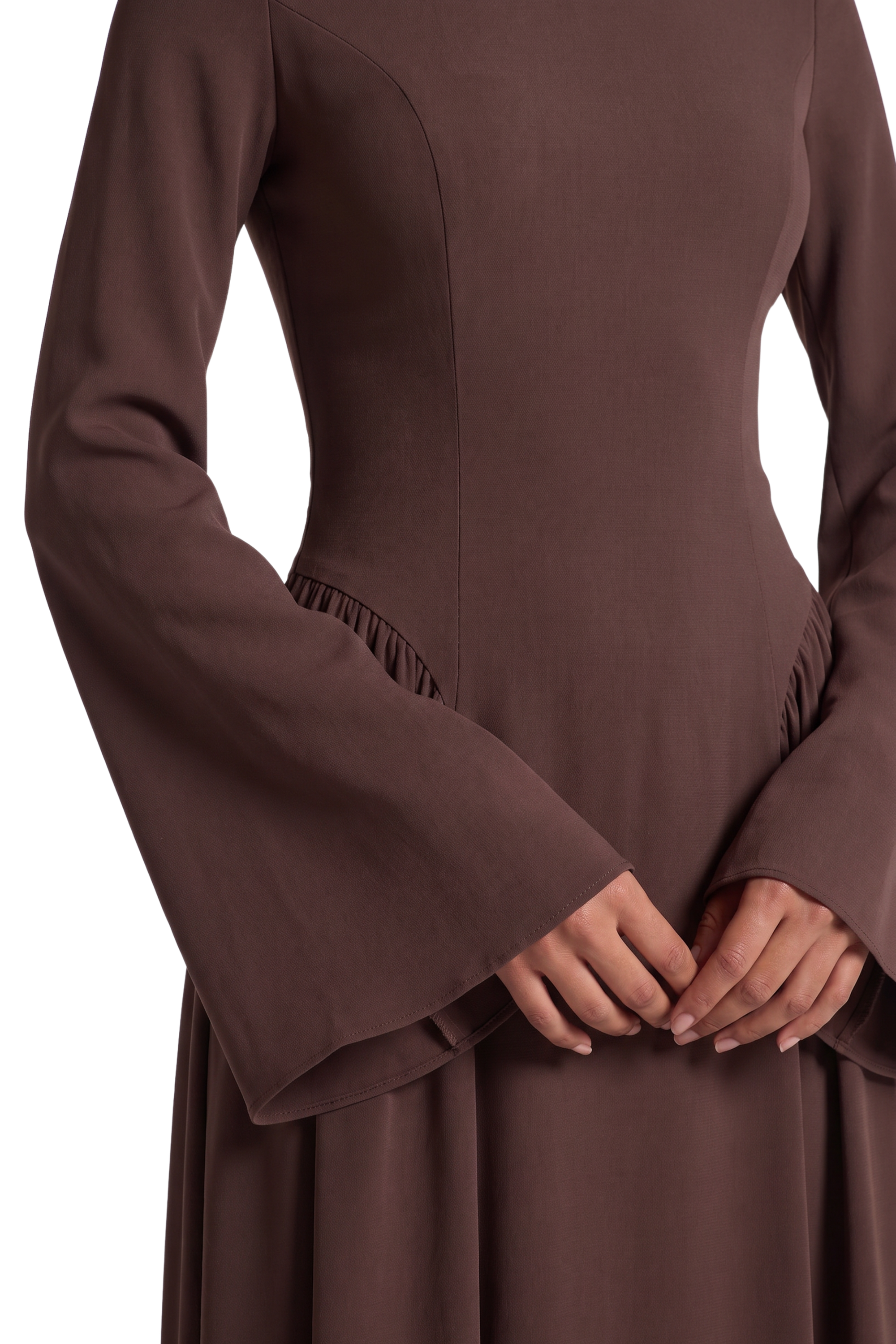Magnolia Dress ا Chestnut Brown
