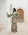 Rosara Dress ا Olive Green
