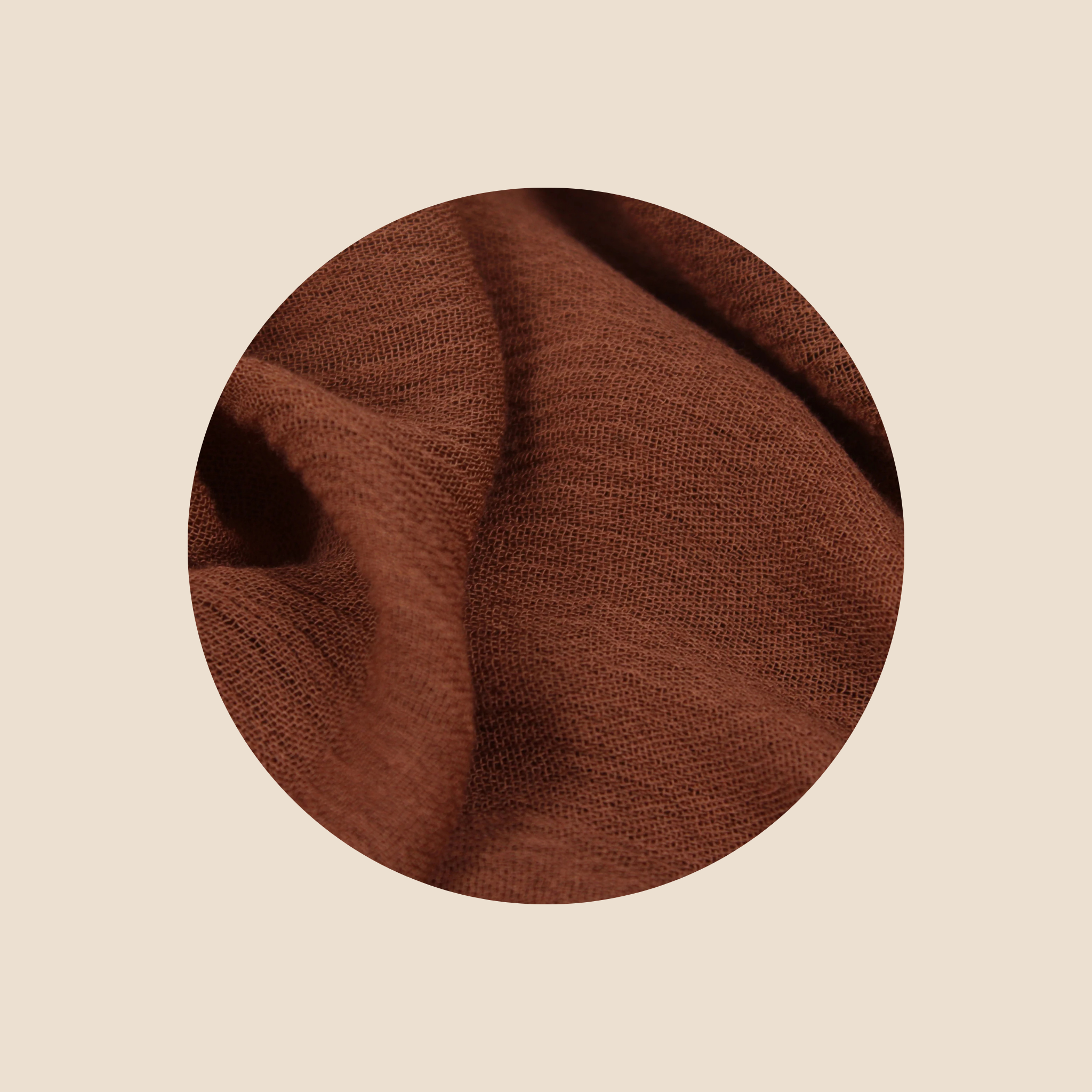 Linnea Pure Cotton Hijab ₪ Copper Clay