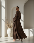 Elena Abaya ا Chestnut Brown