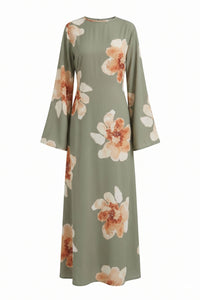 Rosara Dress ا Olive Green