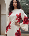 Rosara Dress ا Off White
