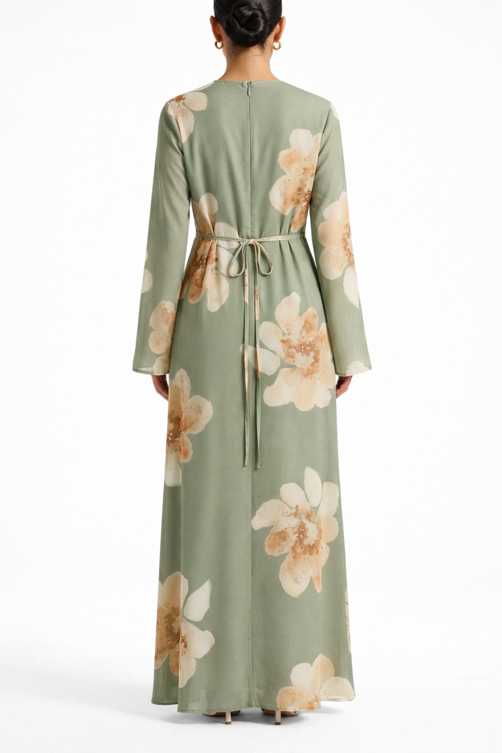 Rosara Dress ا Olive Green