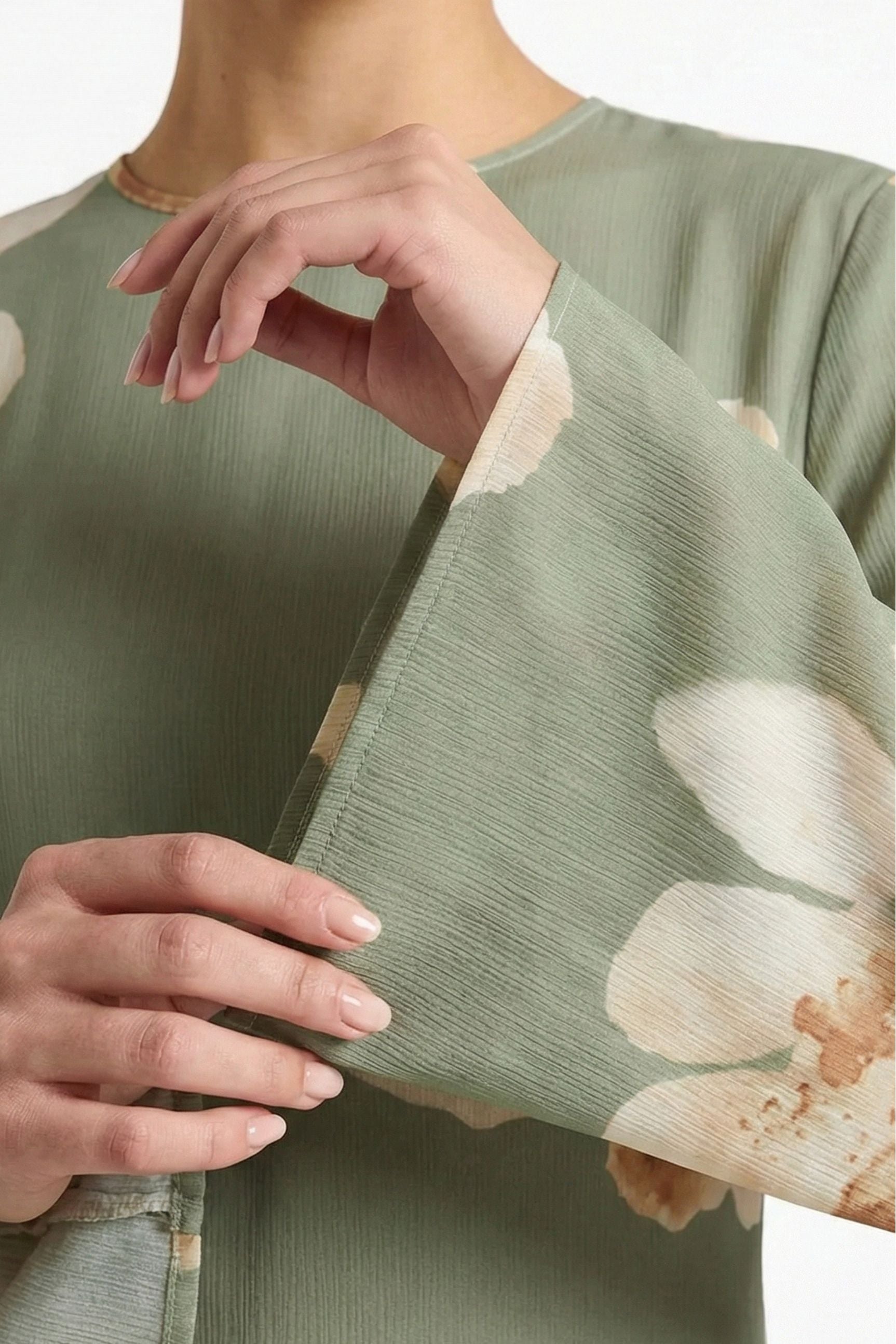 Rosara Dress ا Olive Green