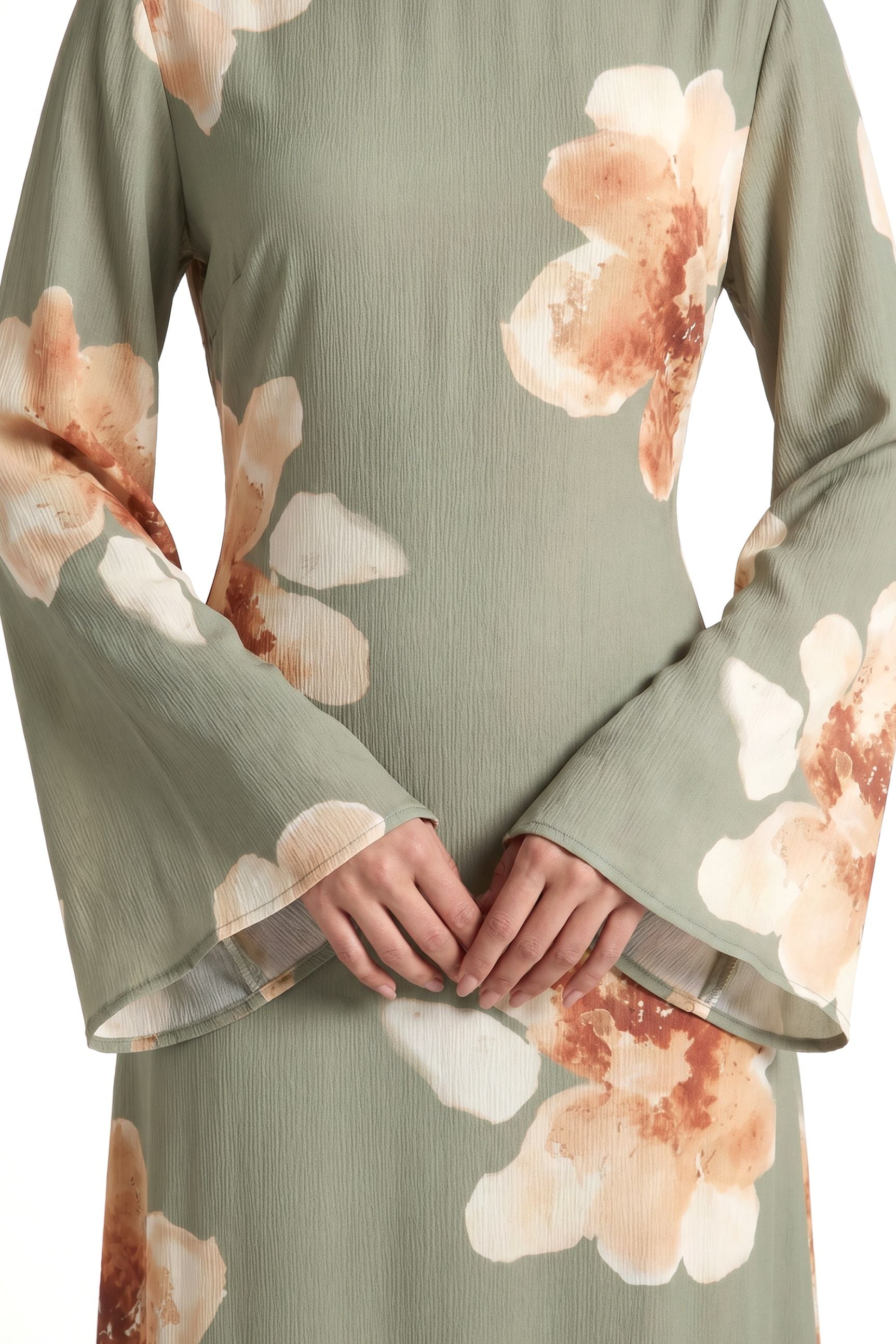Rosara Dress ا Olive Green