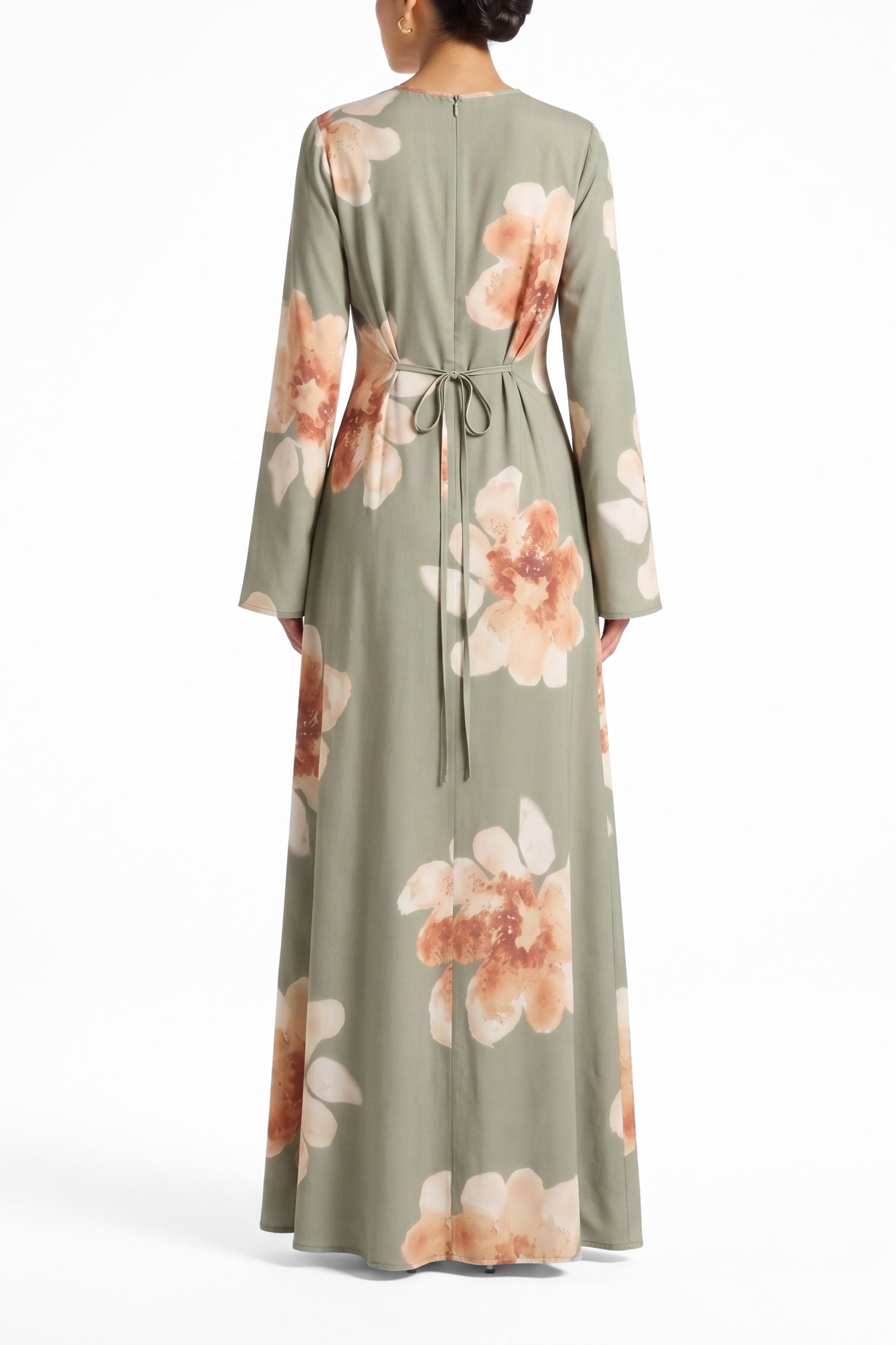 Rosara Dress ا Olive Green