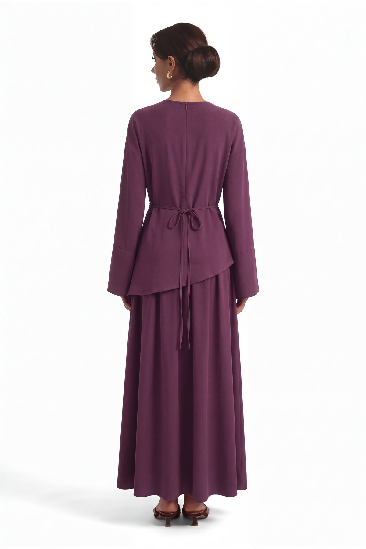 Anna Two-Piece ا Aubergine Purple