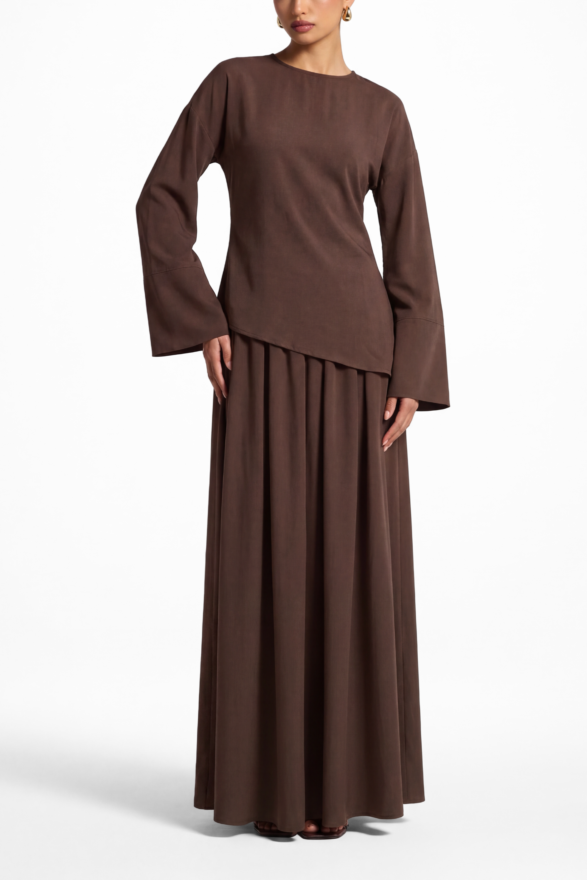 Anna Two-Piece ا Dark Brown