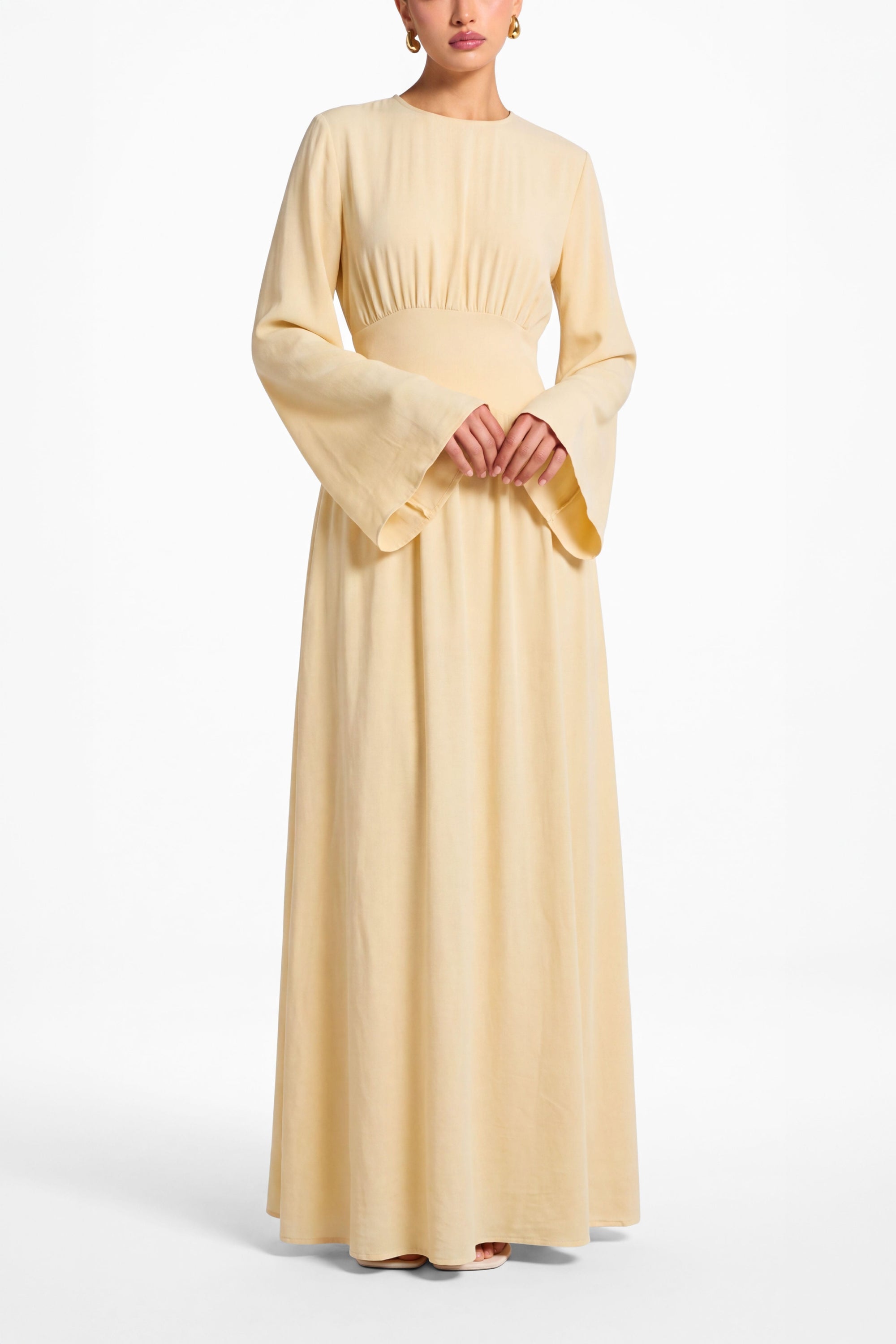 Amara Dress ا Butter Yellow