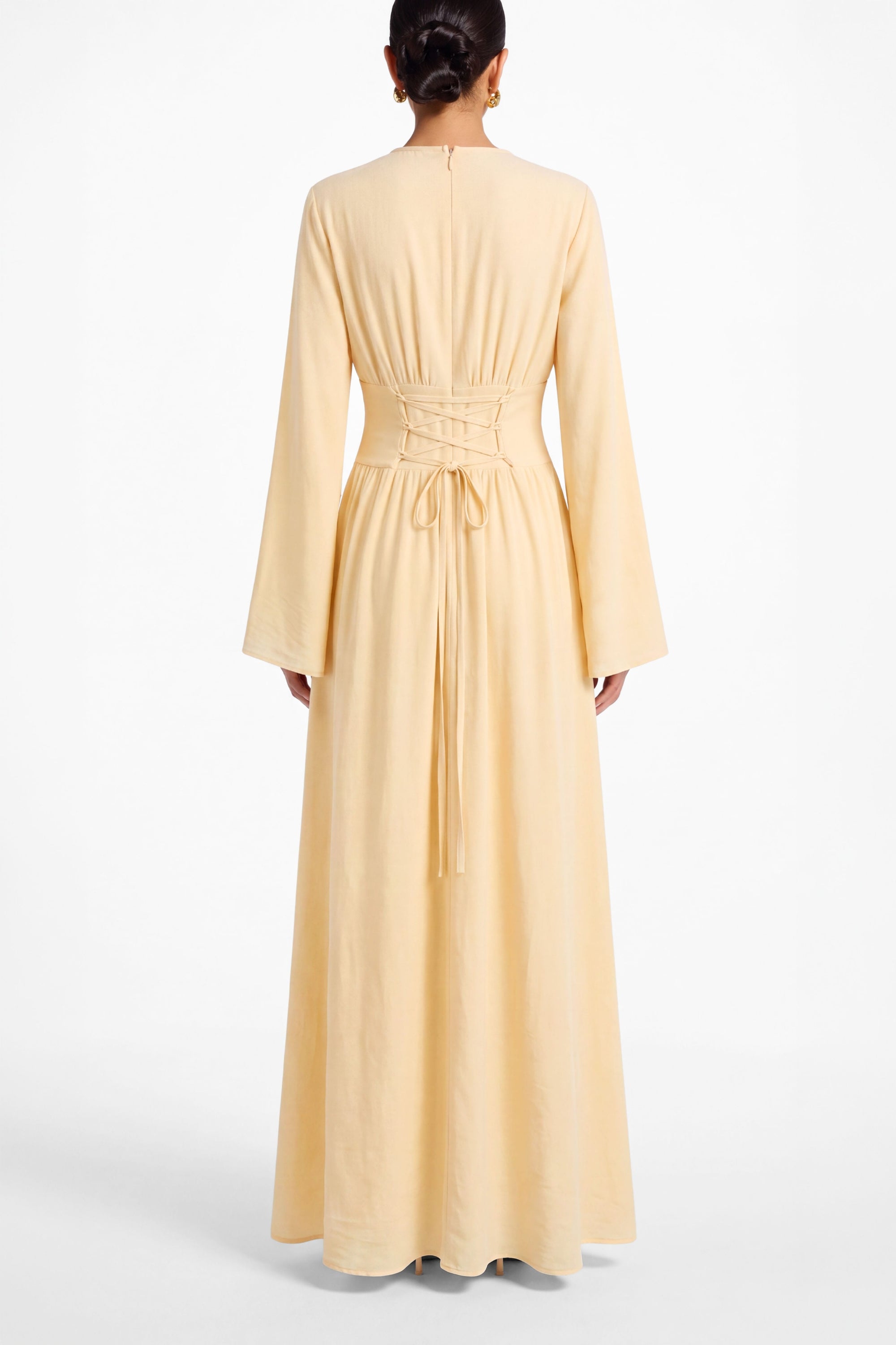 Amara Dress ا Butter Yellow