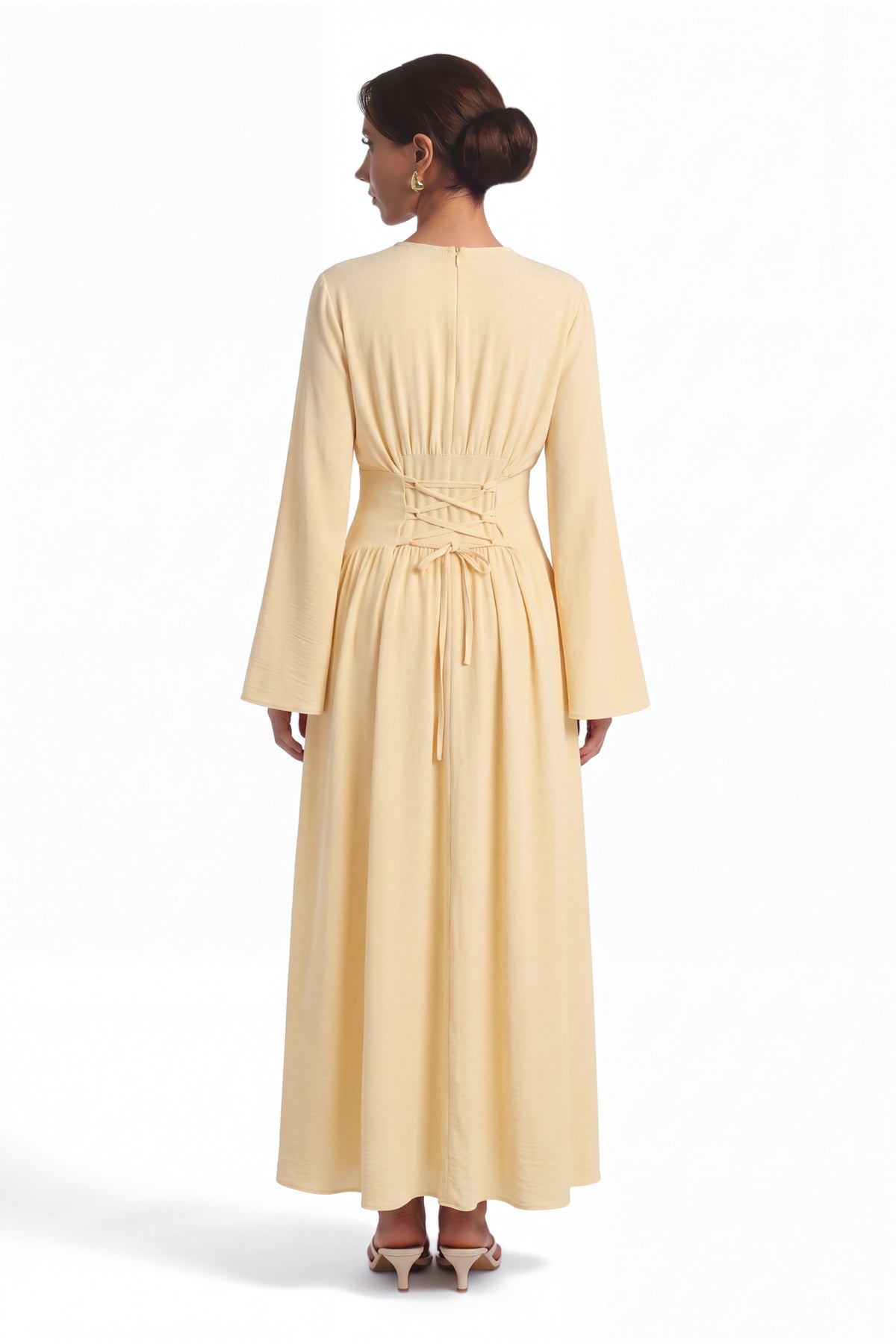 Amara Dress ا Butter Yellow