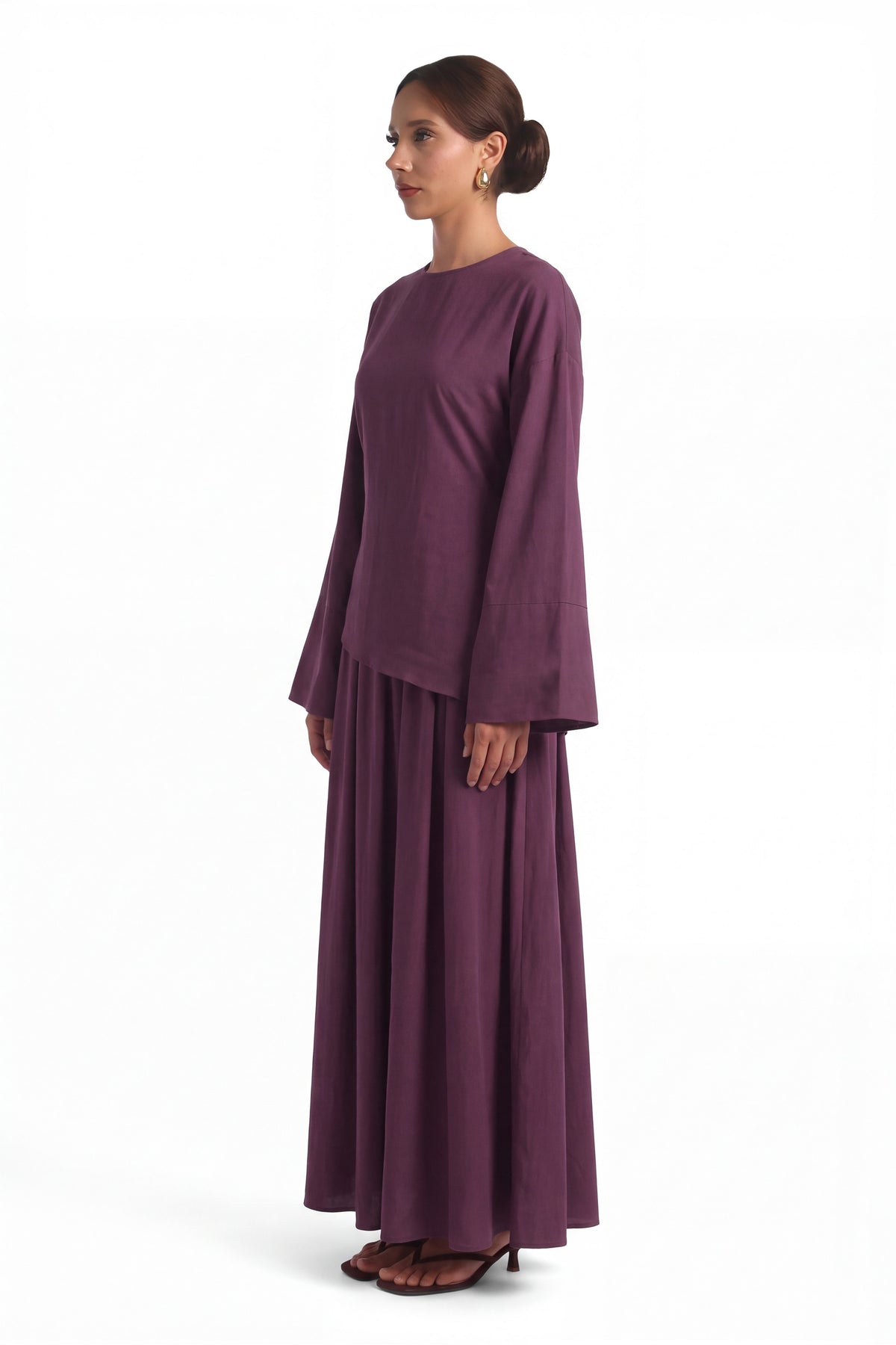 Anna Two-Piece ا Aubergine Purple
