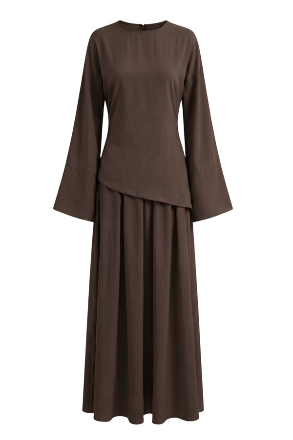 Anna Two-Piece ا Dark Brown