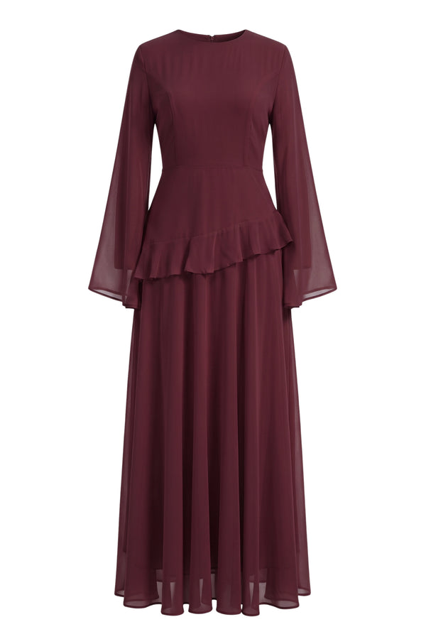 Azelea Dress ا Burgundy