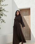Dahliya Dress ا Celestial Brown