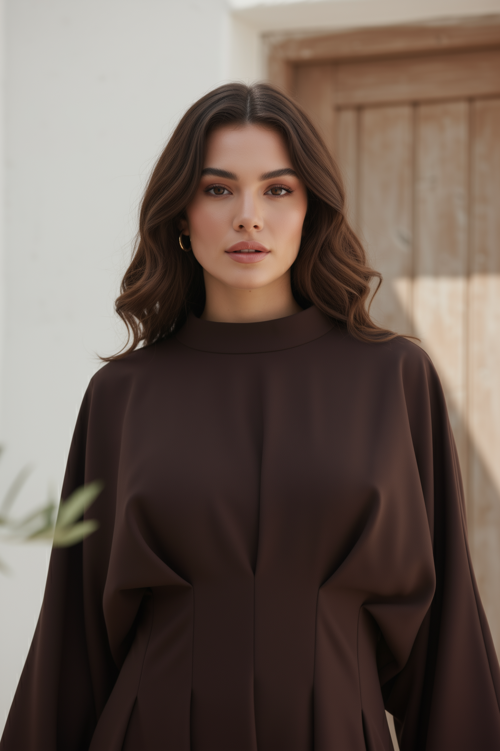 Dahliya Dress ا Celestial Brown