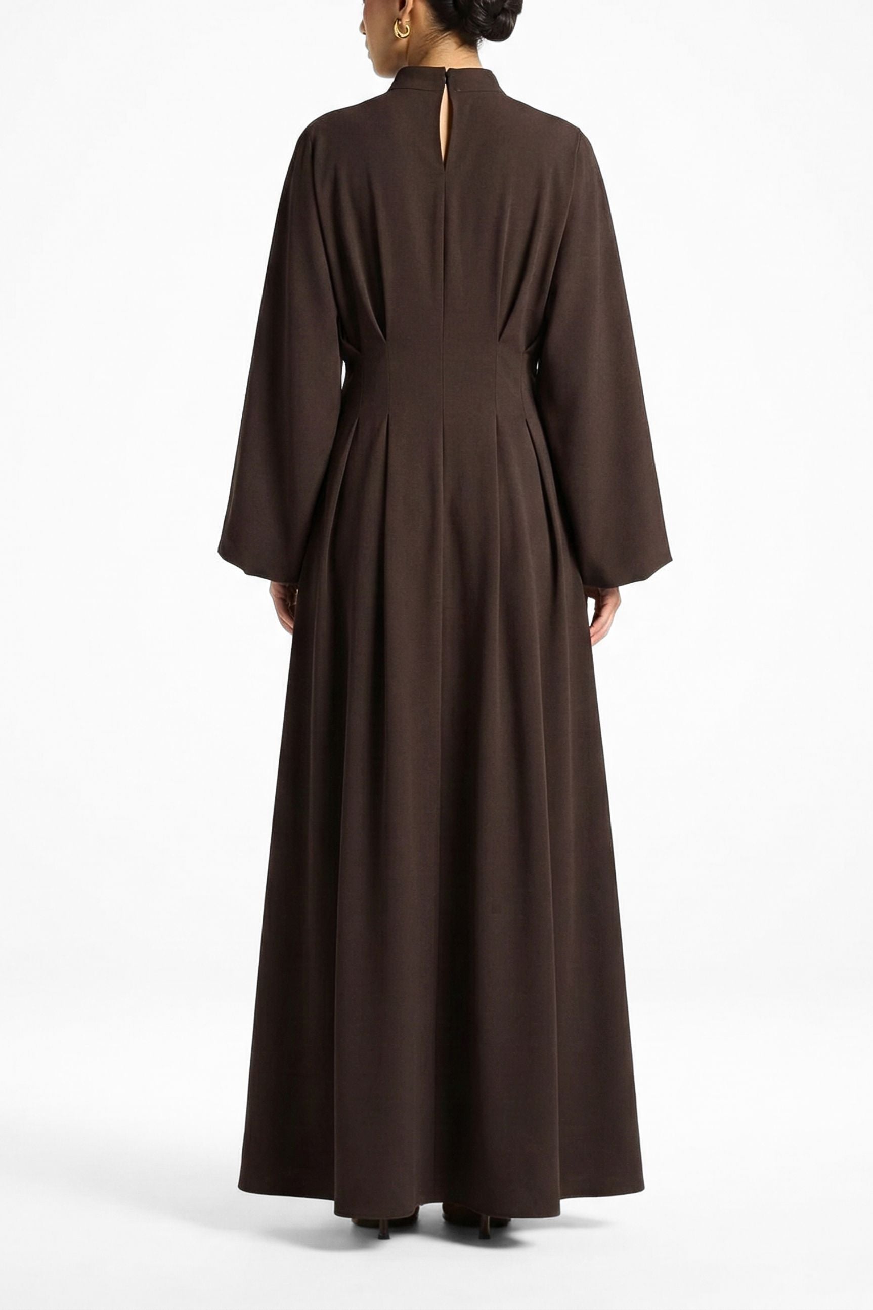 Dahliya Dress ا Celestial Brown