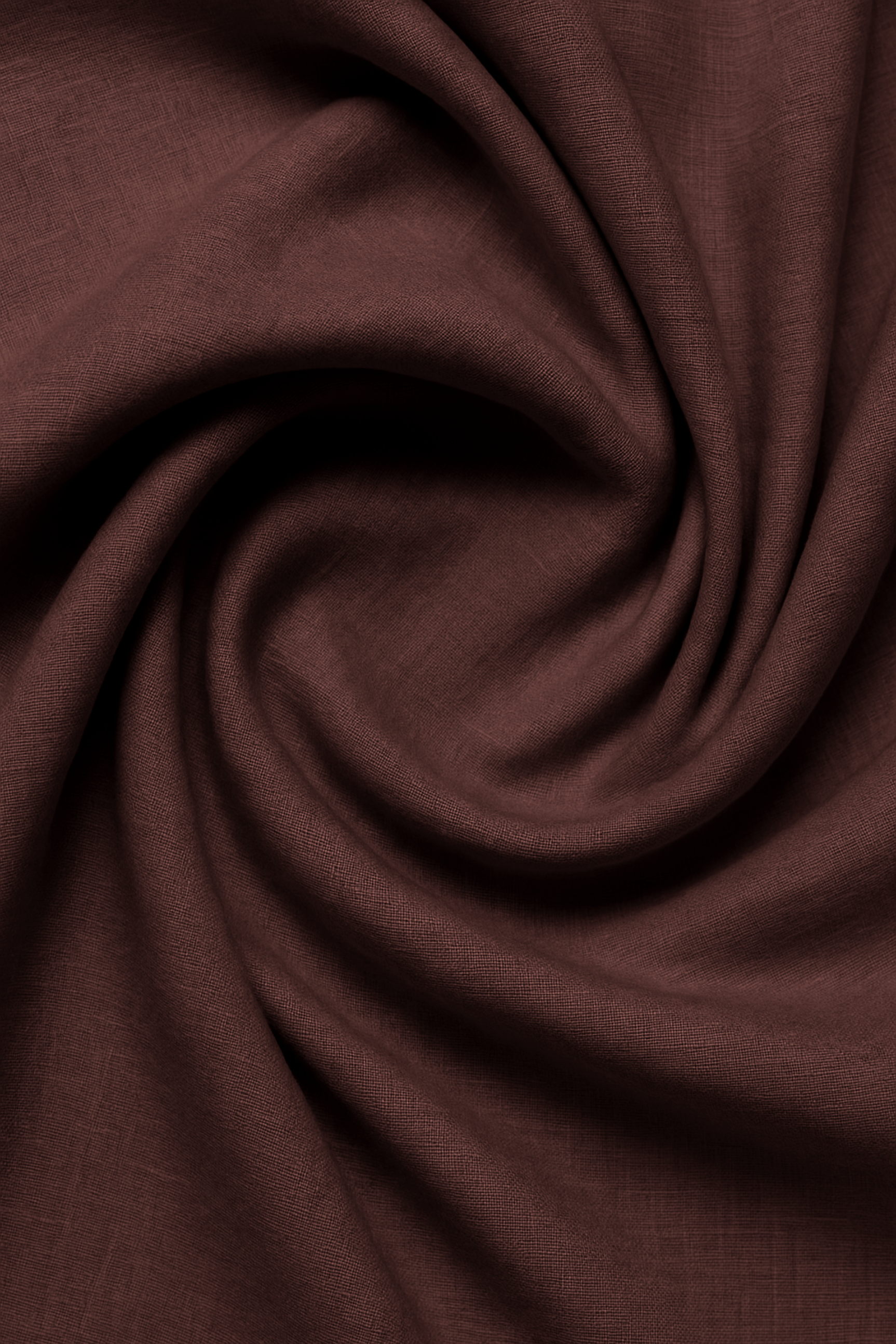 Elanor Linnen Cotton Dress ا Chestnut Brown