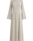 Elanor Linnen Dress ا Subtle beige