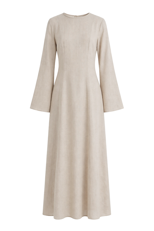Elanor Dress ا Subtle beige